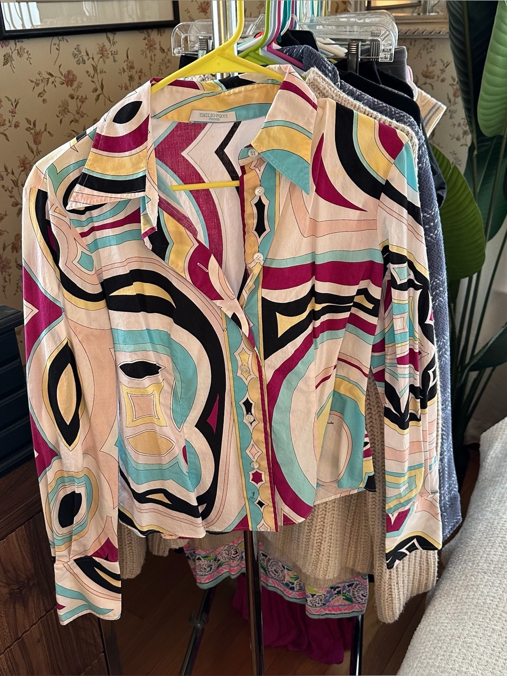 Vintage Emilio Pucci button up sz 10